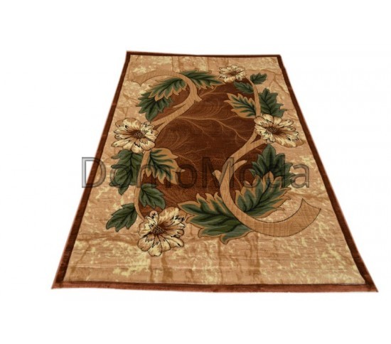 Синтетичний килим Hand Carving 0926A brown-beige - Висока якість за найкращою ціною в Україні